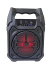 Bluetooth Hoparlör Led Işıklı Taşınabilir Kablosuz Speaker Uzun Pil Ömrü
