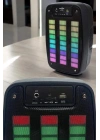 Bluetooth Hoparlör RGB Işıklı USB SD Kart Girişli Taşınabilir