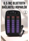 Bluetooth Hoparlör RGB Işıklı USB SD Kart Girişli Taşınabilir