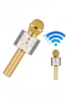 Bluetooth Hoparlör USB AUX SD Kart Kaoroke Mikrofon Uzun Pil Ömrü