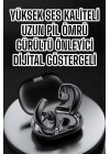 Bluetooth Kulaklık Dijital Göstergeli Uzun Pil Gürültü Önleyici Oyuncu Kulaklığı