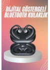 Bluetooth Kulaklık Küpeli Uzun Pil Ömrü Yüksek Ses Kaliteli Dijital Göstergeli