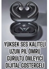 Bluetooth Kulaklık Oyuncu Kulaklığı Küpe Görünümlü Dijital Göstergeli