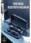 Bluetooth Kulaklık Powerbankli Dijital Göstergeli Dokunmatik Kontrol