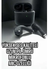 Bluetooth Kulaklık Yeni Nesil Pro Sensörlü Mikrofon Çağrı Cevaplama