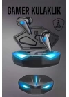 Bluetooth Oyuncu Kulaklığı Led Işıklı Kablosuz ANC Özelliği