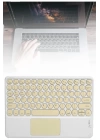 Bluetooth Touchpad Klavye 10.9 inch Kablosuz Wifi Q Klavye Slim