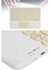 Bluetooth Touchpad Klavye 10.9 inch Kablosuz Wifi Q Klavye Slim