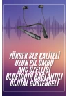 Boyun Askılı 100 Saat Kablosuz Kulaklık Göstergeli Bluetooth Kulaklık