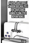 Boyun Askılı Bluetooth Kulaklık Uzun Şarj Süreli Dijital Göstergeli Kablolu
