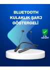 Boyun Askılı Kablosuz Bluetooth Kulaklık – Aktif Gürültü Önleme, LCD Ekranlı