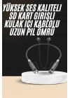 Boyun Bantlı SD Kart Girişli Yüksek Perfomanslı Bluetooth Kulaklık