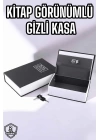 Büyük Boy Anahtarlı Kitap Görünümlü Gizli Kasa Çelik Kasa Altın Kasası