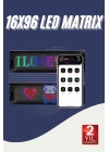 Cama Yapışan En Büyük Boy 16X96 Telefon Kontrollü Led Ekran Digital Araba Yazısı