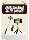 Cep Telefonu Tripod Standı Manyetik Selfie Sopa Bluetooth Uzaktan Kumandalı