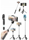 Cep Telefonu Tripod Standı Manyetik Selfie Sopa Bluetooth Uzaktan Kumandalı