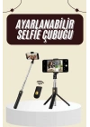Cep Telefonu Tripod Standı Manyetik Selfie Sopa Bluetooth Uzaktan Kumandalı