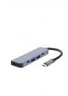 Çevirici Dönüştürücü Adaptör Macbook 3 In 1 Type-C To Hdmı USB 3.0