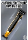 Çift Başlıklı Jilet Tıraş Makinesi Taşınabilir Suya Dayanıklı Sinek Kaydı