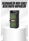 Çift Çıkışlı Güçlü Bataryalı Kablosuz Yüksek Ses Kaliteli Bluetooth Hoparlör