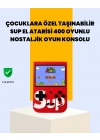 Çocuklar İçin 400 Retro Oyunlu Konsol