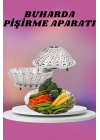 Çok Amaçlı Buharda Sebze Pişirme Haşlama Aparatı Katlanabilir Sebze Sağlıklı Pişirme Aparatı