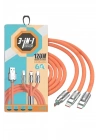 Çoklu Şarj Kablosu USB Type-C İOS Uyumlu 120W Hızlı Şarj Kablosu