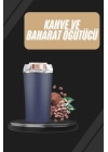 Dayanıklı Paslanmaz Çelik Kolay Kullanım Kahve Ve Baharat Öğütücü
