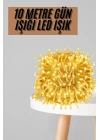 Dekoratif Peri Led 100 Ledli Gün Işığı Pilli 10 Metre Gün Işığı