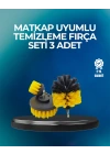 Derinlemesine Temizlik İçin Dayanıklı Kıllı Matkap Fırçası Başlığı
