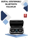 Dijital Göstergeli Bluetooth Kulaklık Kablosuz TWS Stereo Bluetooth 5.0