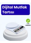 Dijital Mutfak Terazisi 10kg Kapasiteli 1g Hassasiyetli
