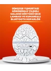 Dinozor Yumurtası Tasarımlı Projektörlü Gece Lambası