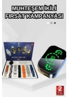 Dokunmatik Akıllı Saat Yeni Nesil Kulaklık Kampanyası Bluetooth Bağlantılı ANC Özelliği