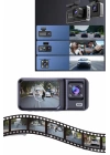 DVR Araç İçi Kamera Ön ve İç Kamera 2 İnç Ekranlı Çift Kamera