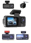DVR Araç İçi Kamera Ön ve İç Kamera 2 İnç Ekranlı Çift Kamera