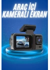 Ekranlı Sürüş Kaydedici DVR Ön ve Arka Kameralı Full HD Çözünürlüklü