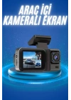 Ekranlı Sürüş Kaydedici DVR Ön ve Arka Kameralı Full HD Çözünürlüklü