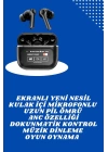 Ekranlı Yeni Nesil Pro Kulaklık ve Akıllı Saat Kampanyası Kulak İçi Mikrofonlu