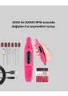 Elektrikli Manikür Pedikür Törpü Seti 6 Başlıklı