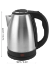 Elektrikli Paslanmaz Çelik Su Isıtcı Çelik Kettle 1.8 Lt. Uzun Ömürlü