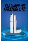 Epilasyon Aleti Şarjlı Tüy Kıl Alma Kaş Bıyık Unisex Yüz Bakım Tıraş Aleti