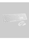Ergonomik Kablosuz Klavye Mouse Takımı - Tam Boy, Sessiz ve Güvenilir