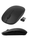 Ergonomik Tasarım Kablosuz Siyah Mouse Hassas Uzun Ömürlü