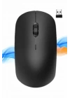 Ergonomik Tasarım Kablosuz Siyah Mouse Hassas Uzun Ömürlü