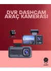 G-Sensör, Hareket Algılama ve Döngüsel Kayıt Özellikli 3lü Kamera Güvenlik Sistemi