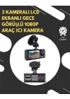 G-Sensör ve Hareket Algılama Destekli 1080p Araç İçi Güvenlik Kamerası