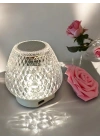 G5 Kristal Şarjlı Masa Lambası - 7 Renk Gece Lambası ve Bluetooth Hoparlör