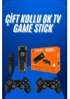 Game Stick Çift Oyun Konsolu Smart TV Game Box 8k Ultra HD 64 Gb
