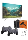 Game Stick Çift Oyun Konsolu Smart TV Game Box 8k Ultra HD 64 Gb